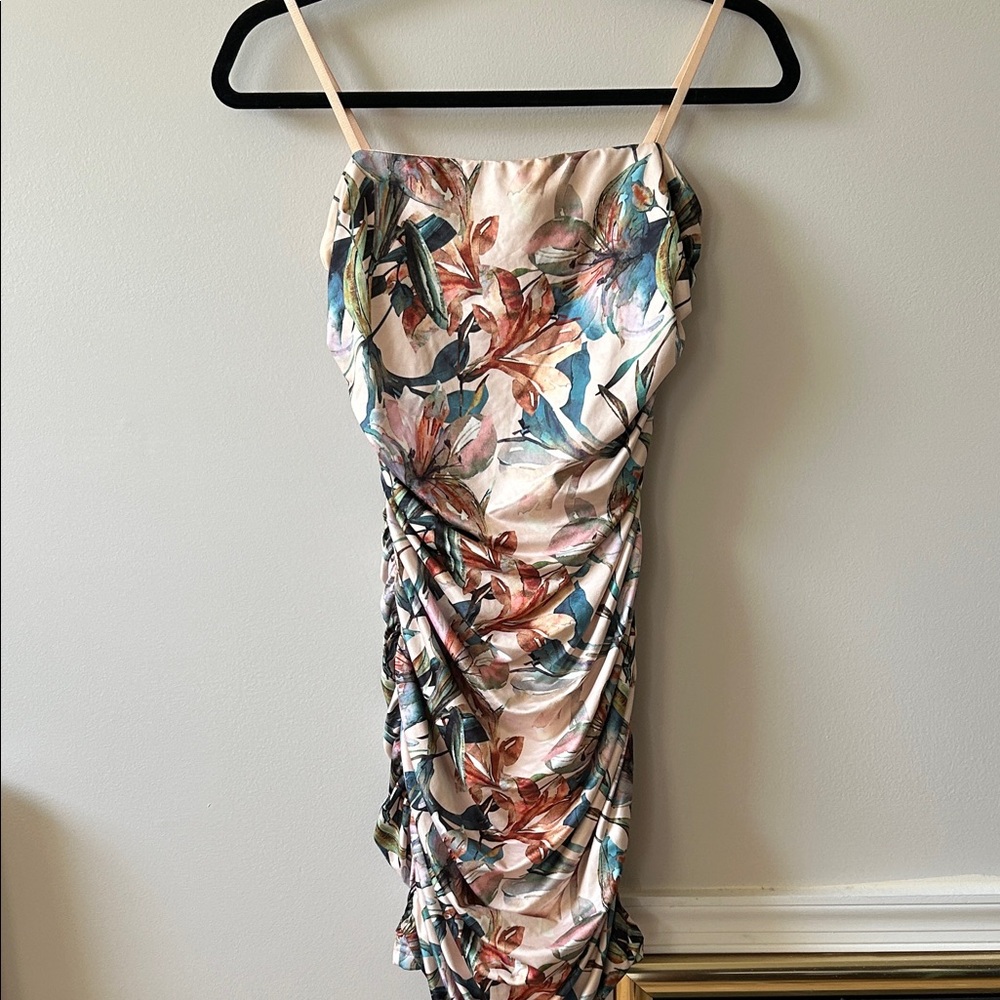 Windsor Strapless Floral Dress - Multicolor